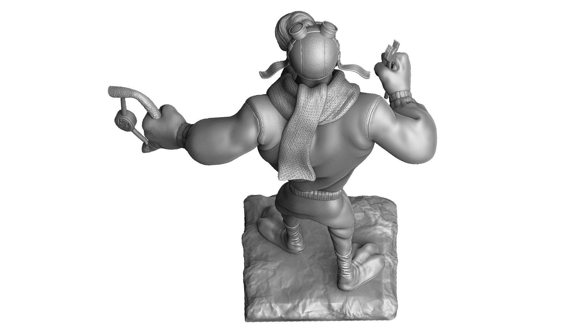 Launchpad McQuack for 3D print STL 3D print model_14