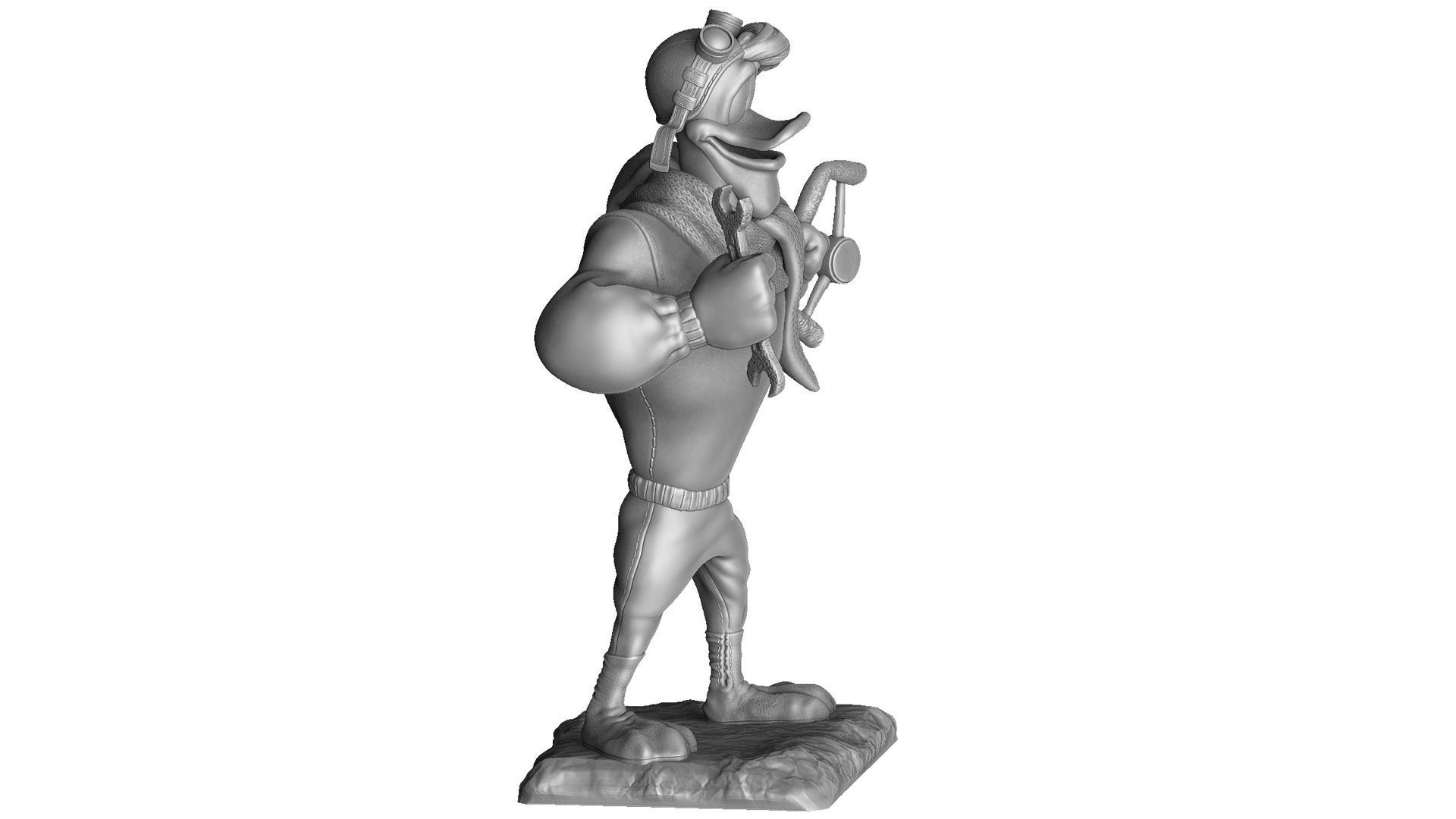 Launchpad McQuack for 3D print STL 3D print model_7