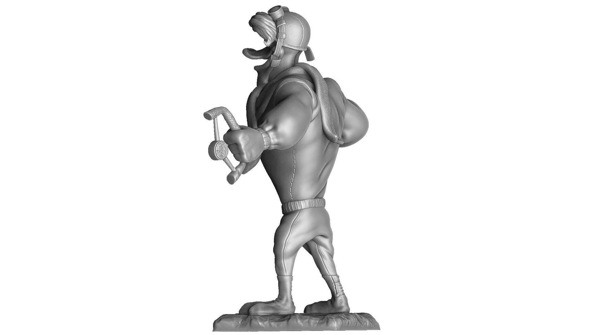 Launchpad McQuack for 3D print STL 3D print model_10