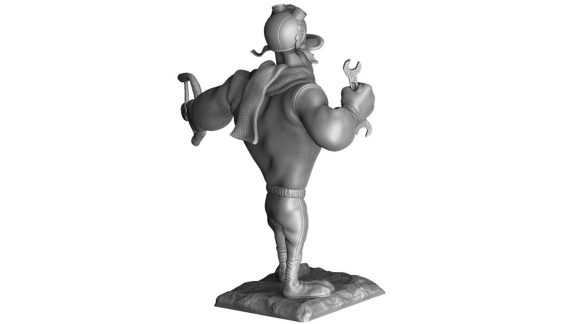 Launchpad McQuack for 3D print STL 3D print model_13