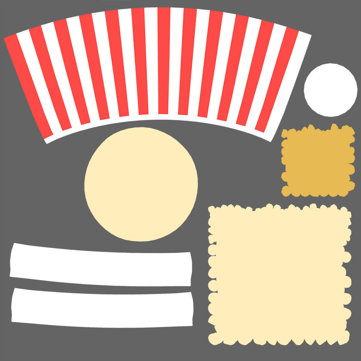 Cartoon Popcorn 3D model_6