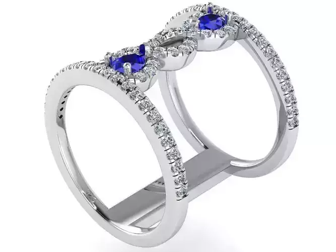 Beautifull Fashion ring 1991 3D print model