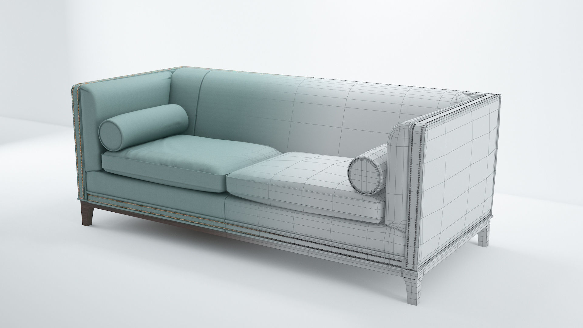 Ethan Allen Anderson Sofa fabric 3D model_5