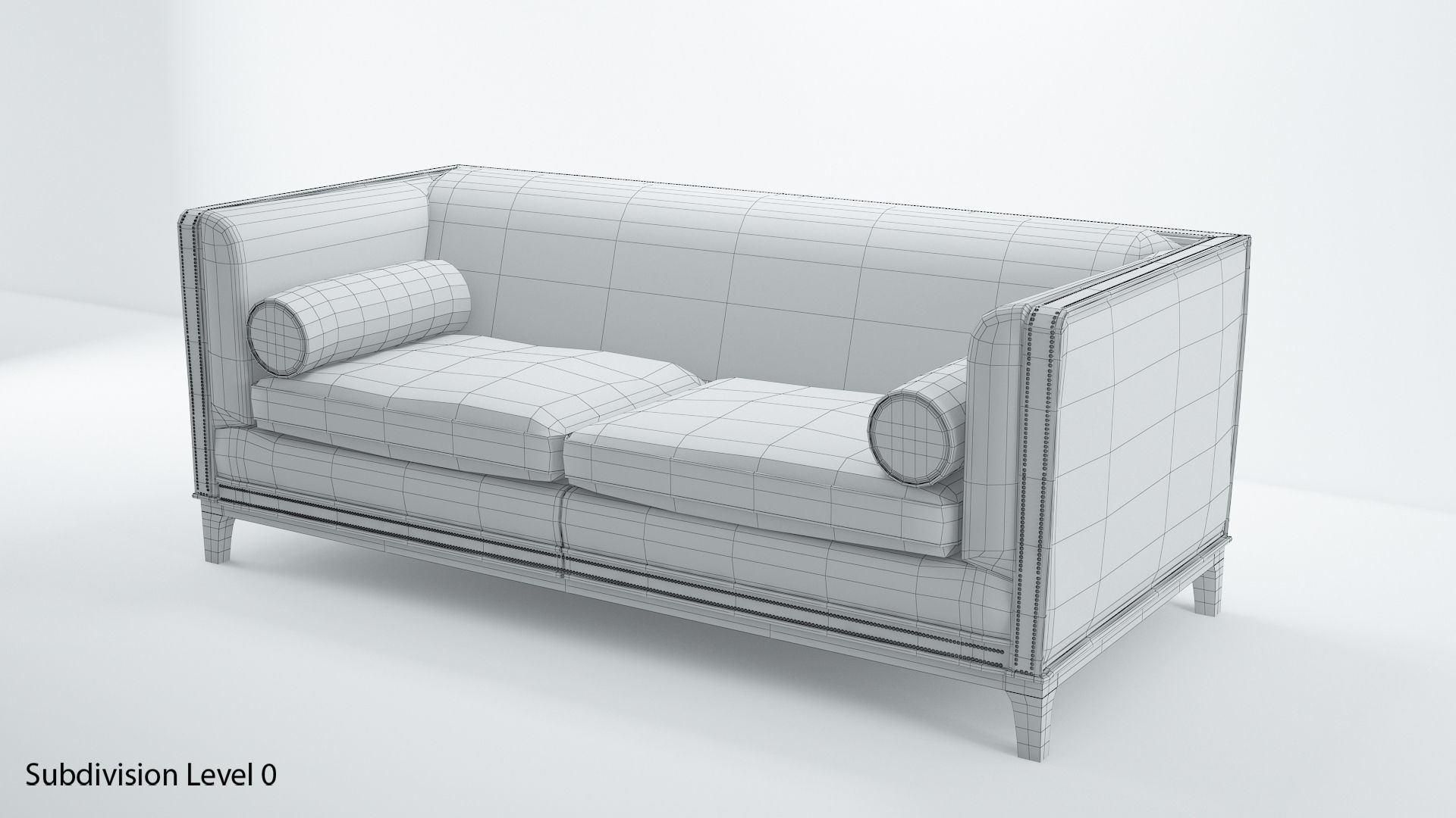 Ethan Allen Anderson Sofa fabric 3D model_6