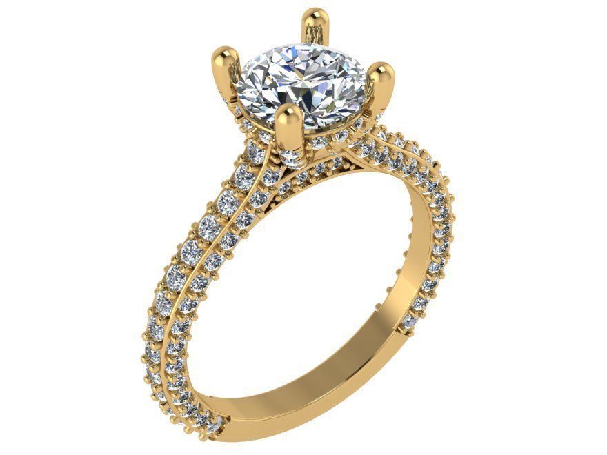 Diamond ring 1997 3D print model 3D print model_1