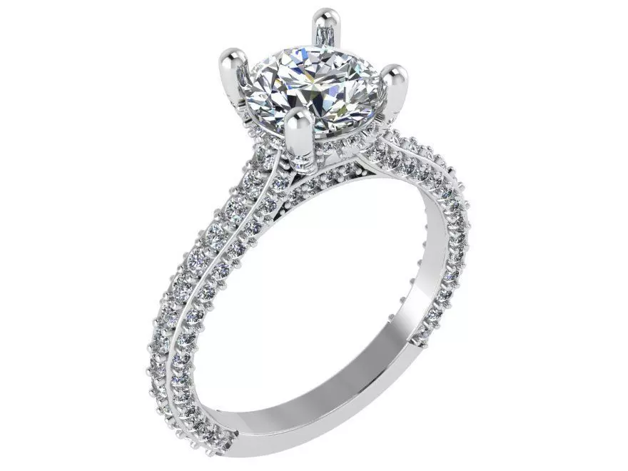 Diamond ring 1997 3D print model 3D print model_0