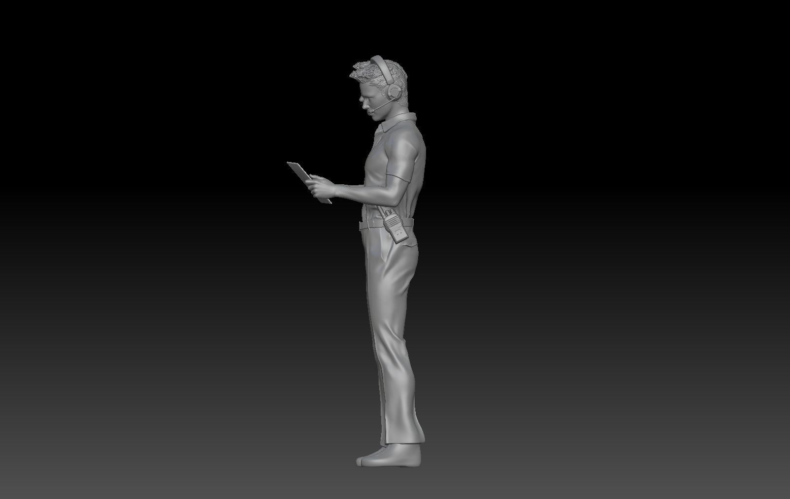 formula one TEAM PIT STOP HEAD COACH TV CONTROL ROOM 3 3D print model_1