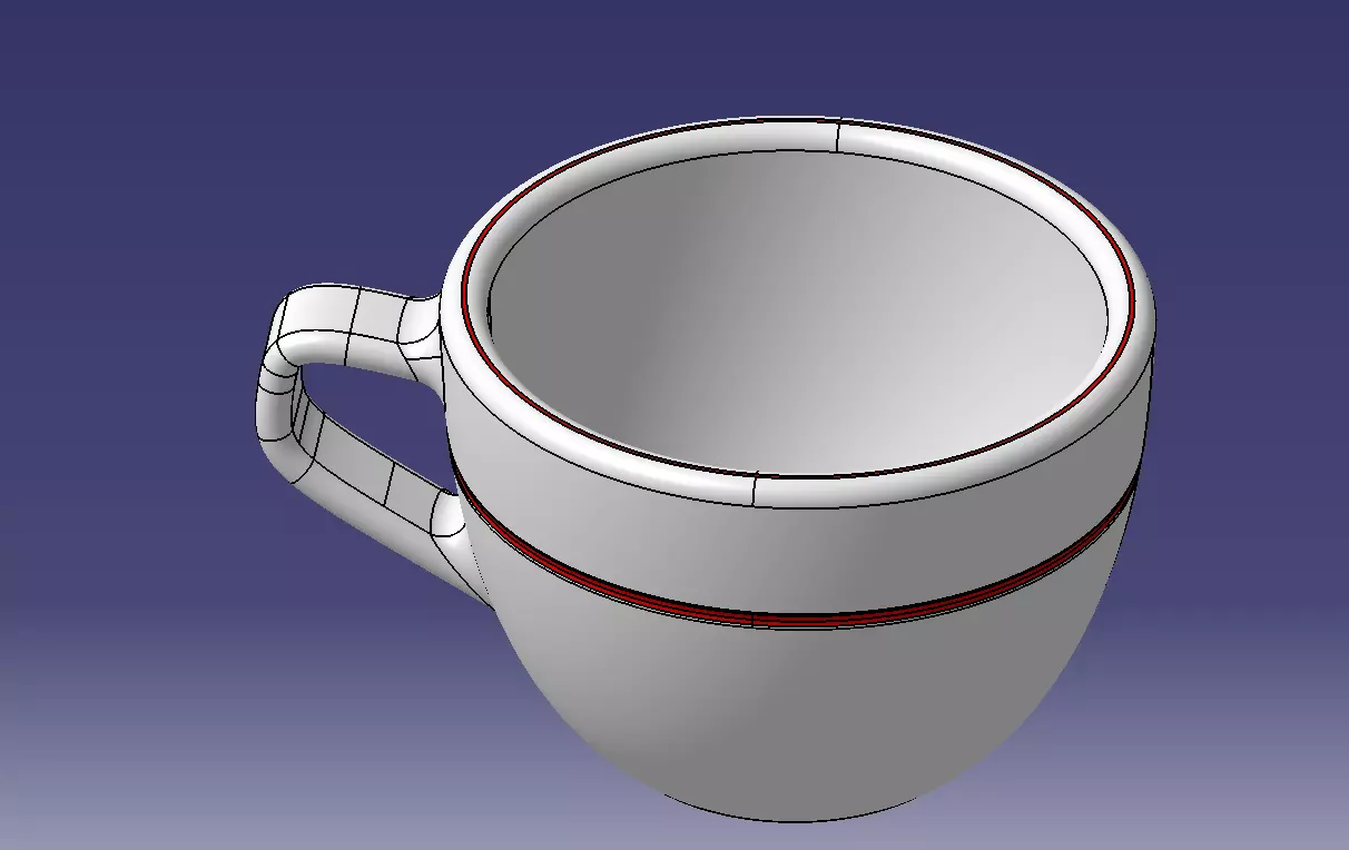 cup coffee 3D print model_0