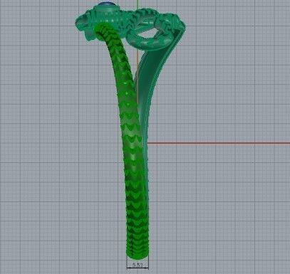 Fashion Bracelet 2000 3D print model 3D print model_8