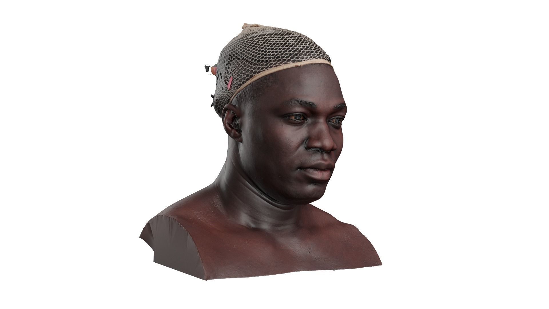 Raw Head Scan Kato Abimbo 3D model_2