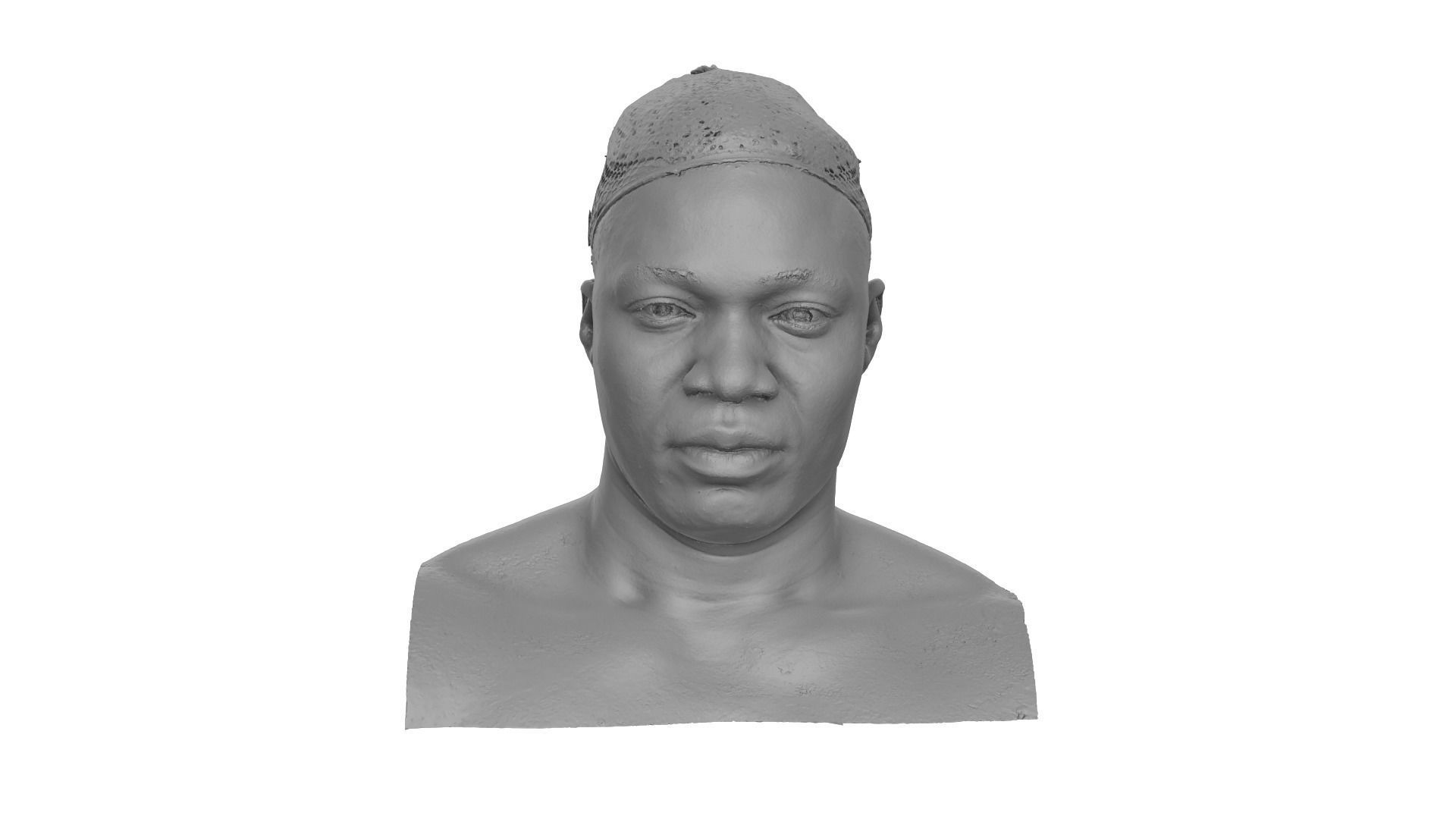 Raw Head Scan Kato Abimbo 3D model_4