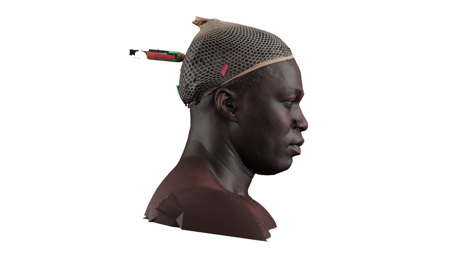 Raw Head Scan Kato Abimbo 3D model_3