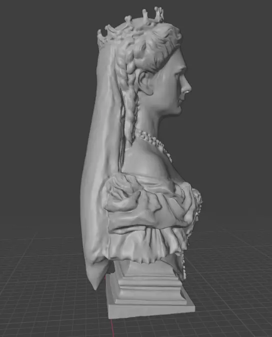 Empress Elisabeth of Austria 3D print model_8