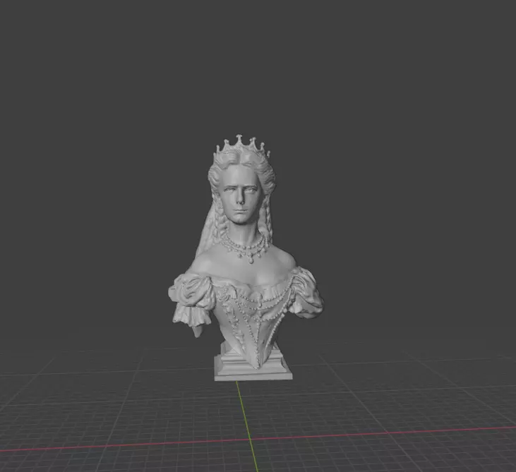 Empress Elisabeth of Austria 3D print model_0
