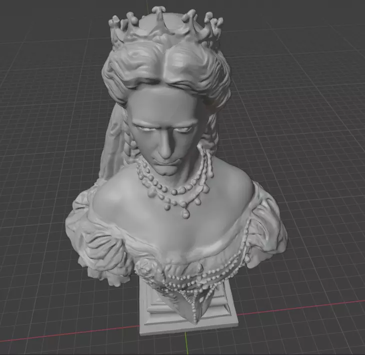 Empress Elisabeth of Austria 3D print model_22