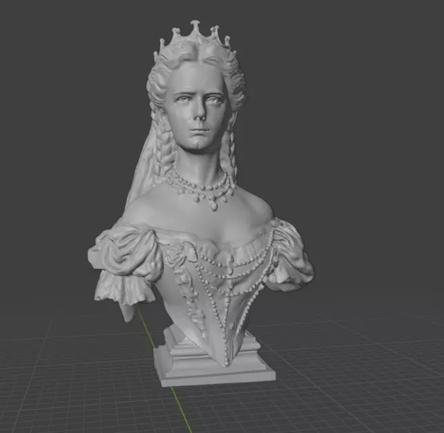Empress Elisabeth of Austria 3D print model_12