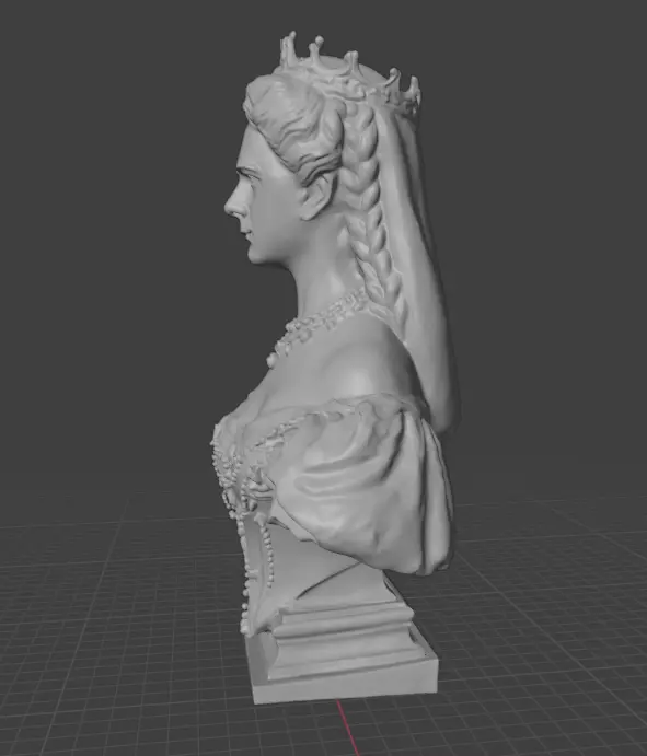 Empress Elisabeth of Austria 3D print model_7