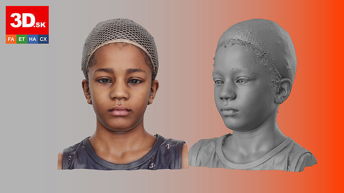 Raw Head Scan Tashard Stanley 3D model