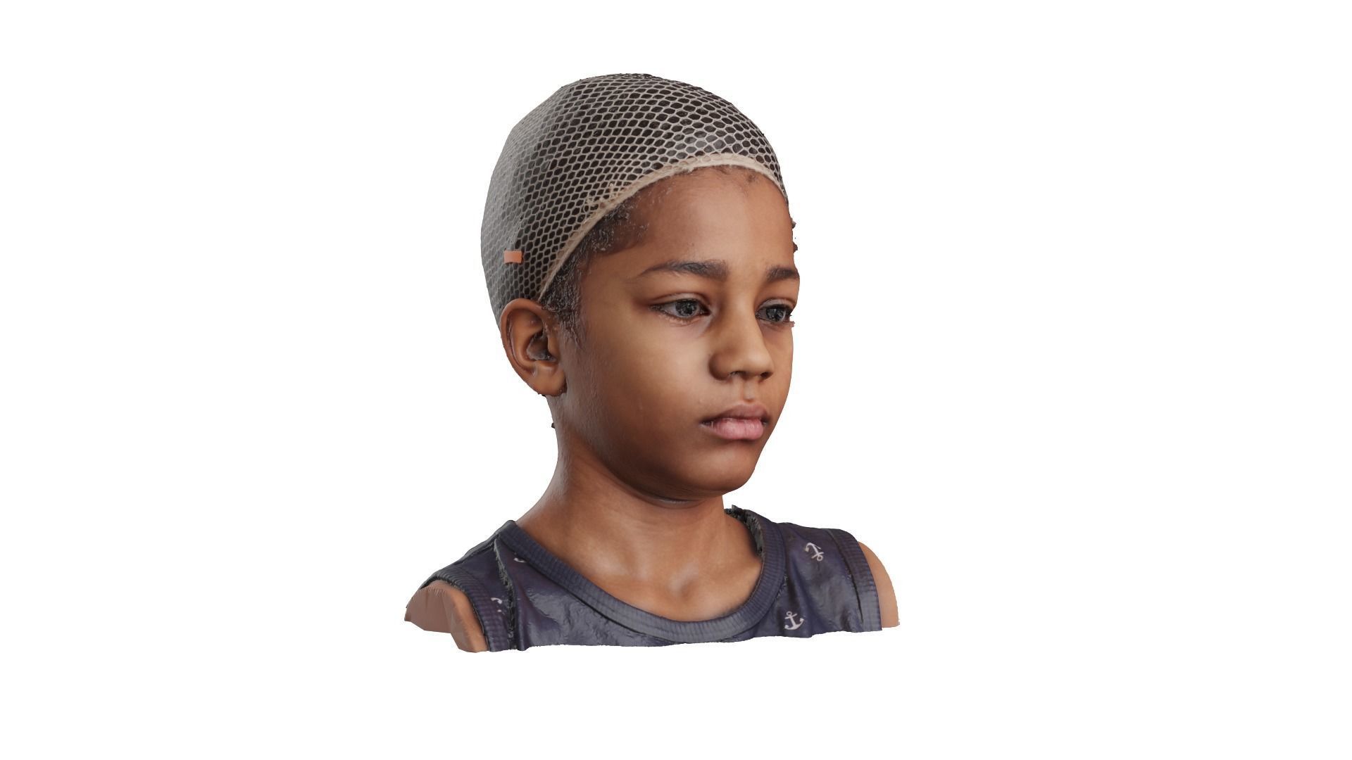 Raw Head Scan Tashard Stanley 3D model_2