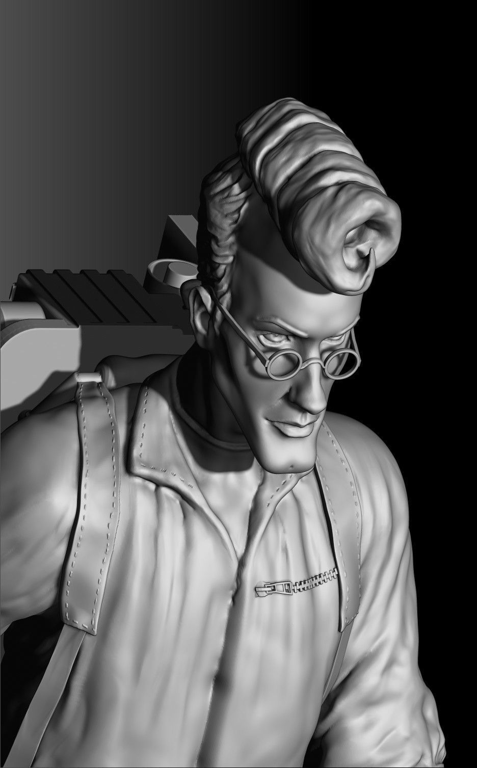 Egon Spengler and Slimer from the movie Ghostbusters 3D print model_19