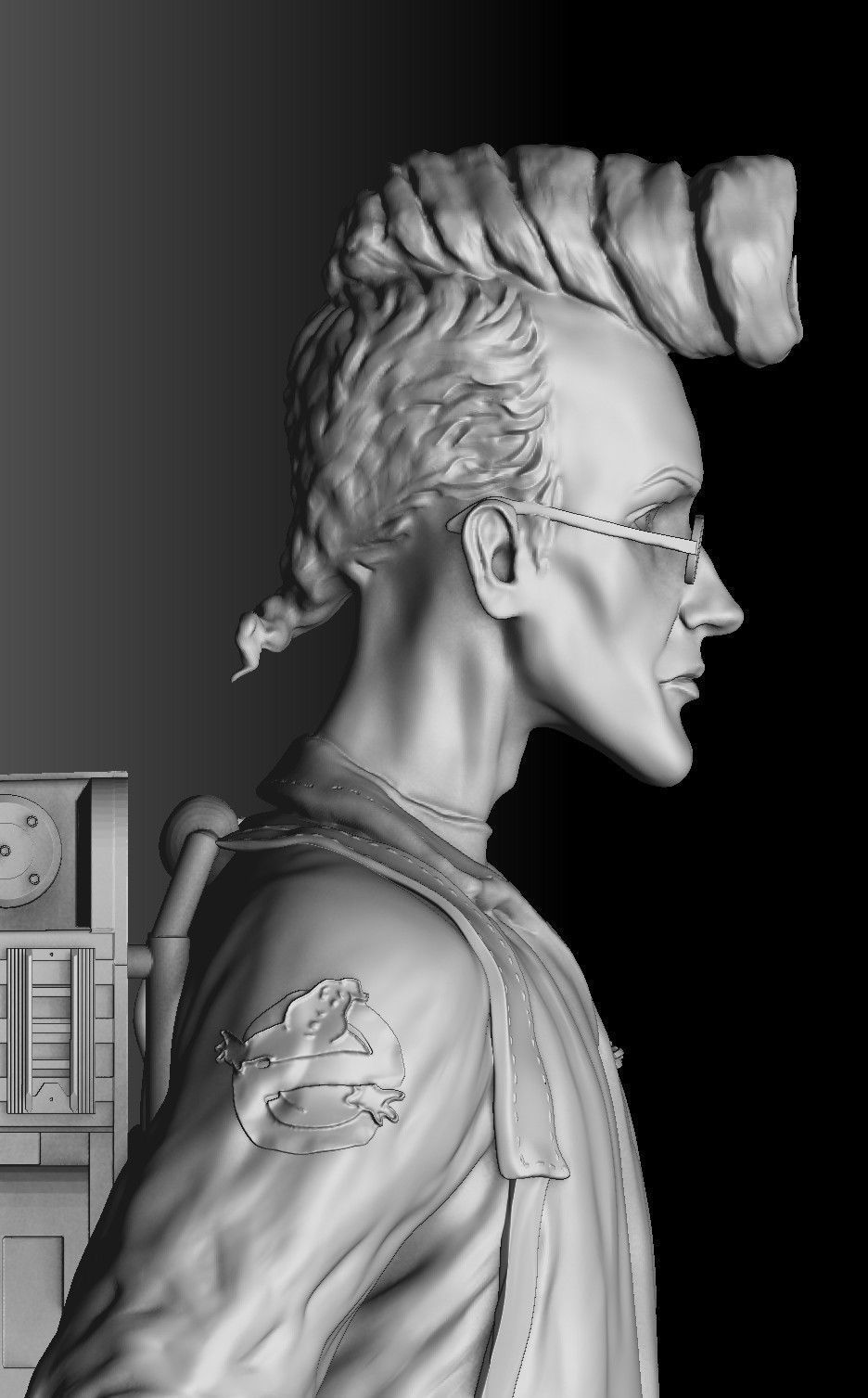 Egon Spengler and Slimer from the movie Ghostbusters 3D print model_18