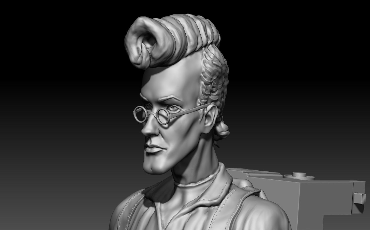 Egon Spengler and Slimer from the movie Ghostbusters 3D print model_26