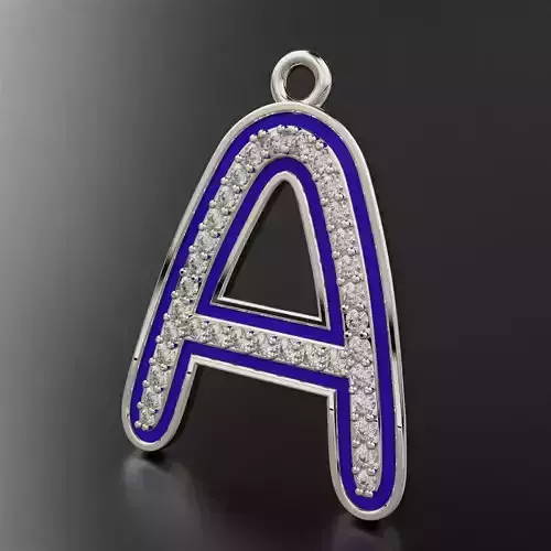 A Pendant with Enamle 