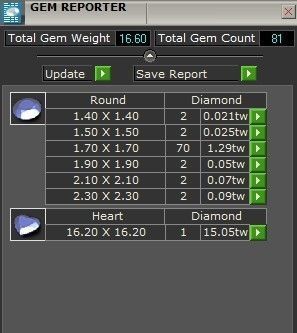 Blue Heart Diamond Pendant  2004 3D print model 3D print model_8