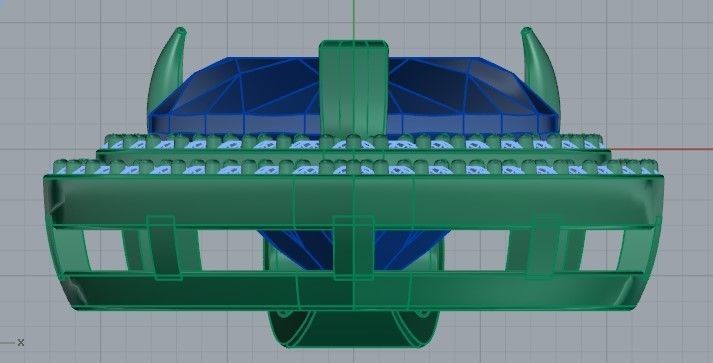 Blue Heart Diamond Pendant  2004 3D print model 3D print model_6