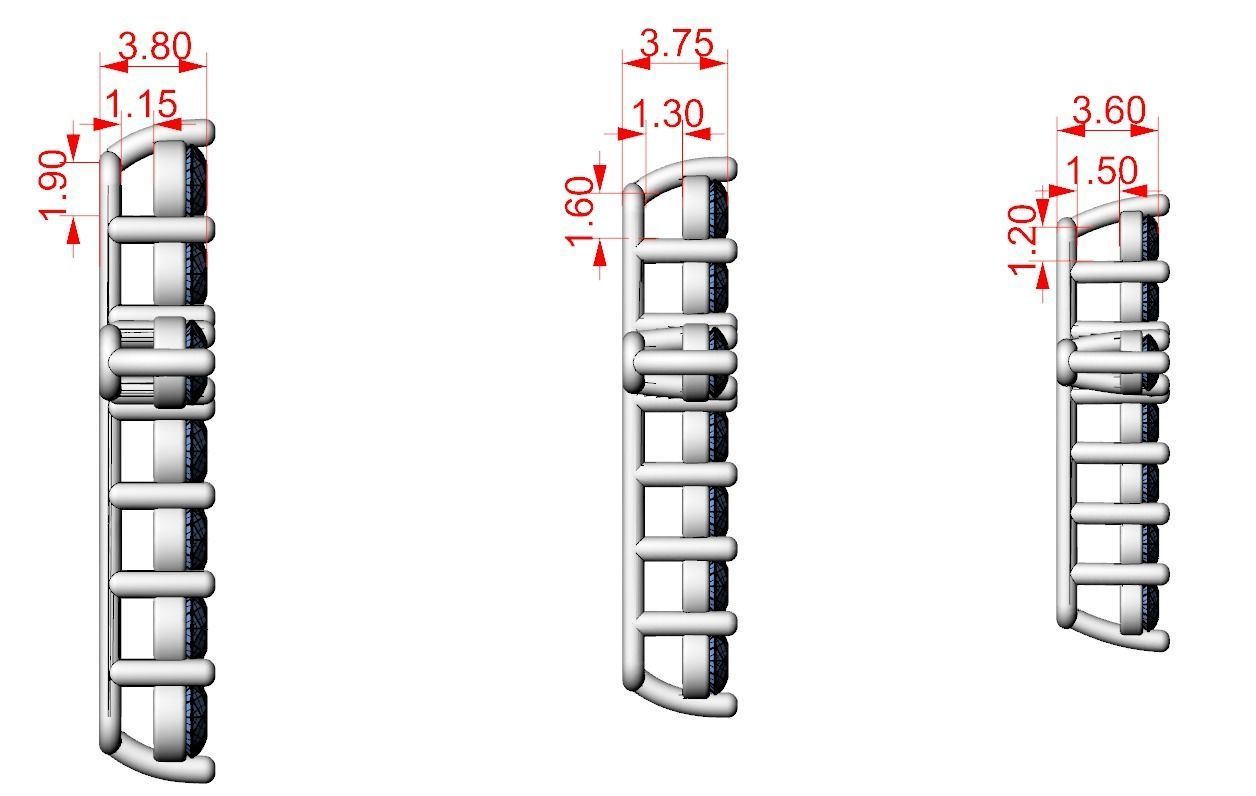 Cross with Diamonds of various sizes 756 3D print model_13