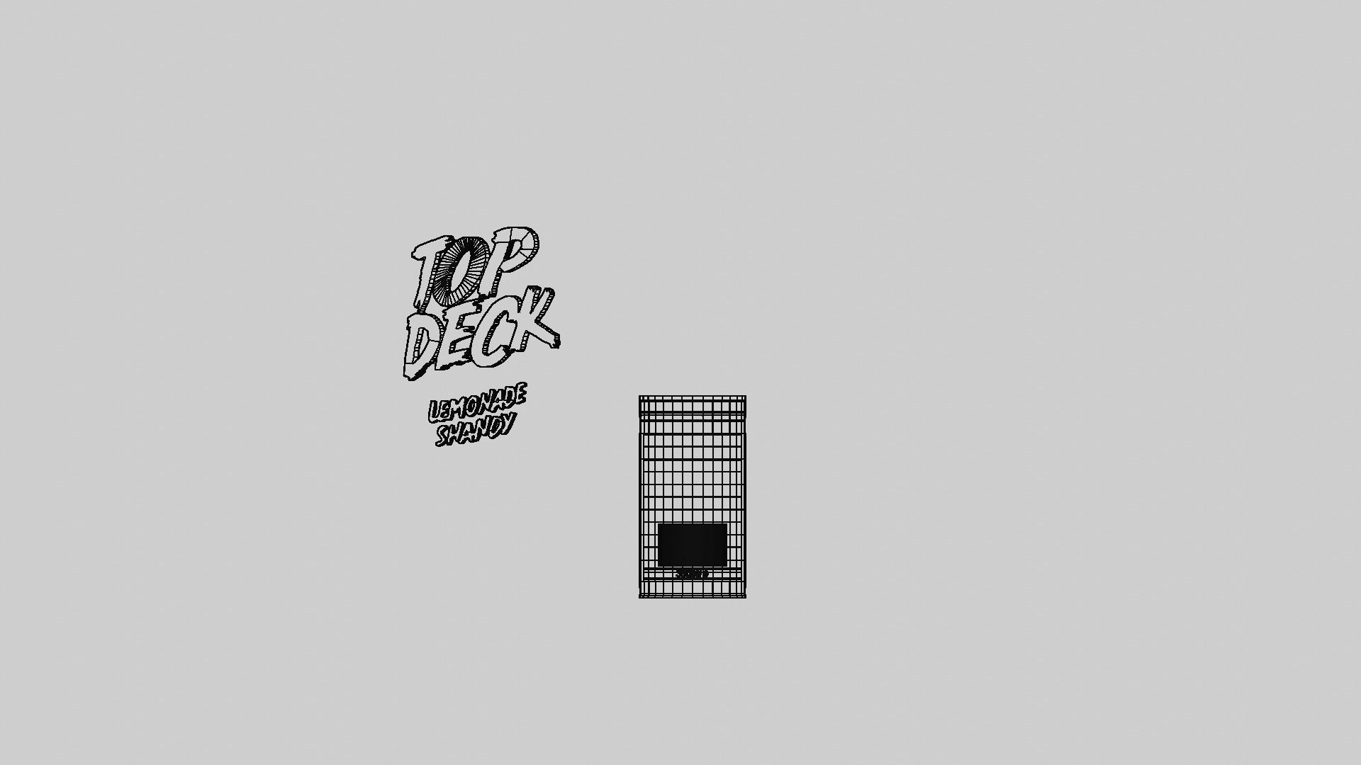 Top Deck Lemonade Shandy 1980s Free low-poly 3D model_4