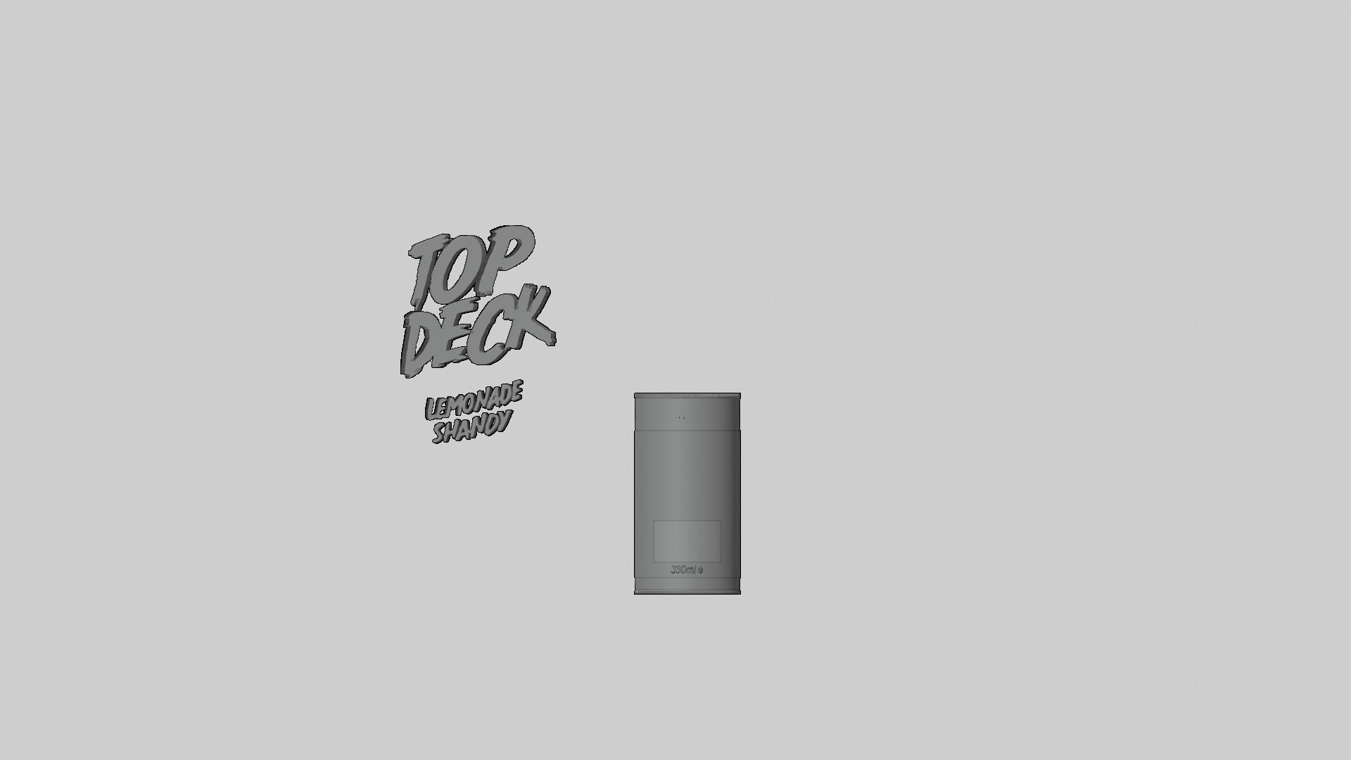 Top Deck Lemonade Shandy 1980s Free low-poly 3D model_3