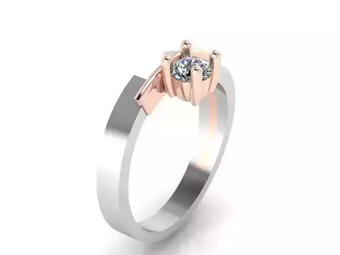 Delicate ring 2015 3D print model 