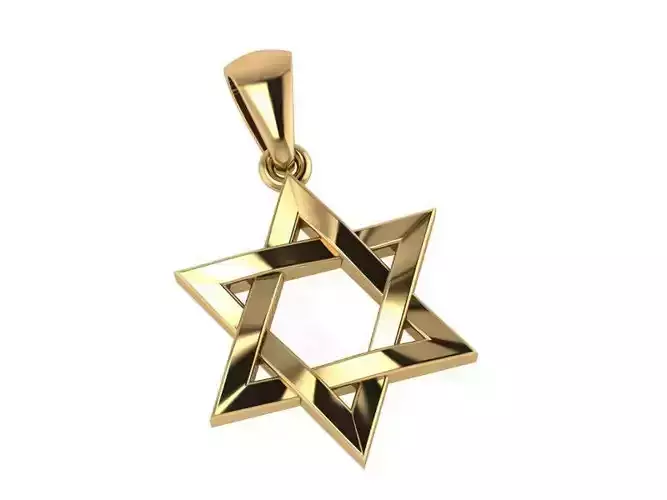 Star Pendant 2023 3D print model 