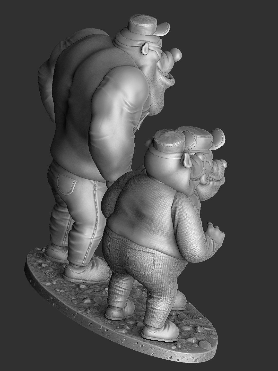 Beagle Boys STL for 3D print 3D print model_20
