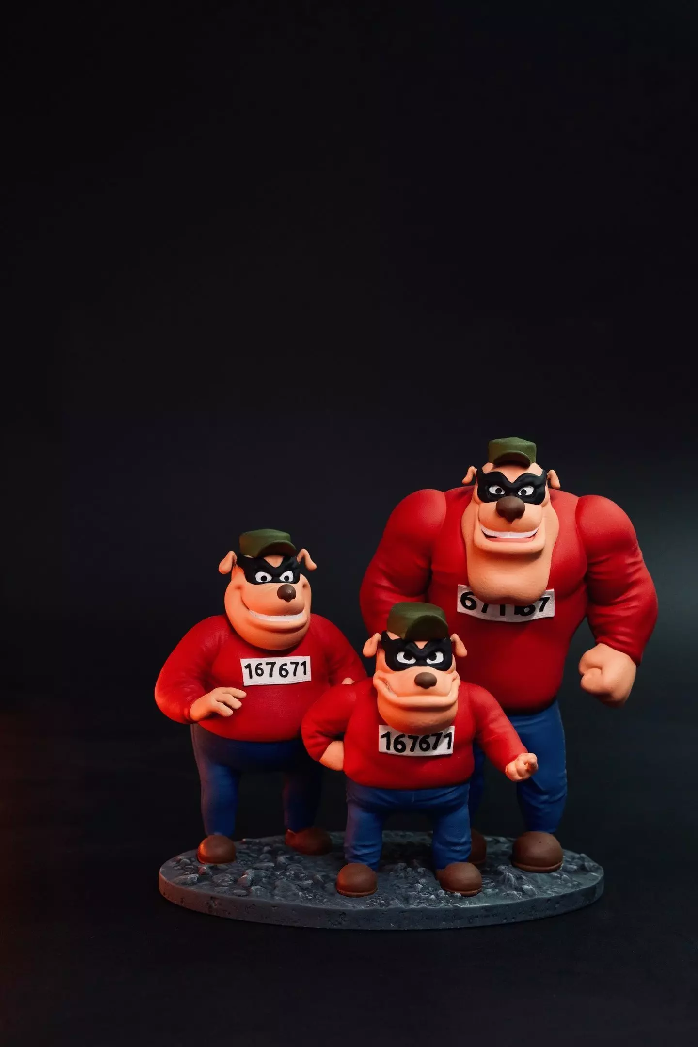 Beagle Boys STL for 3D print 3D print model_0