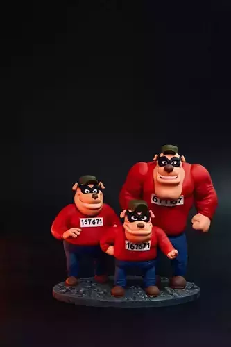 Beagle Boys STL for 3D print