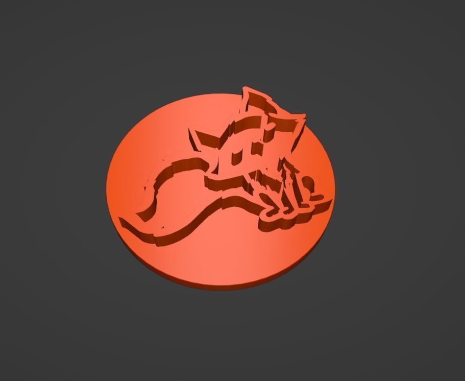 Fox Cookie Stamp and Cutter 3D print model_6
