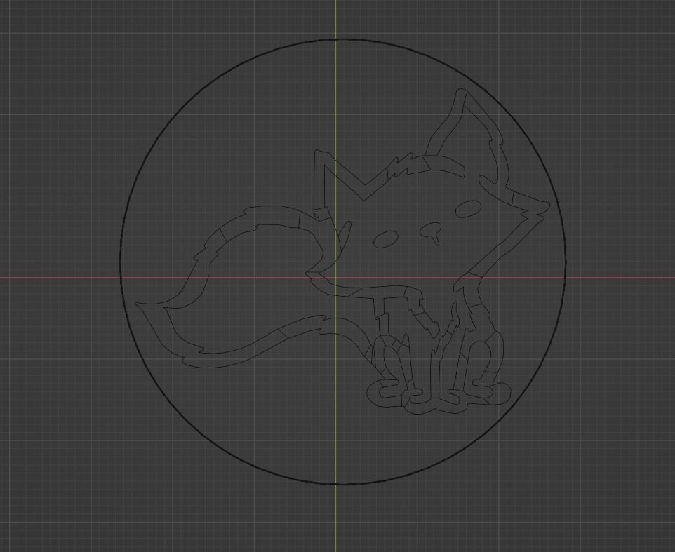 Fox Cookie Stamp and Cutter 3D print model_11