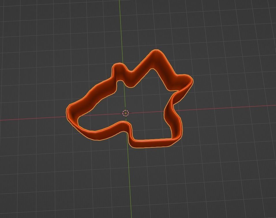 Fox Cookie Stamp and Cutter 3D print model_5