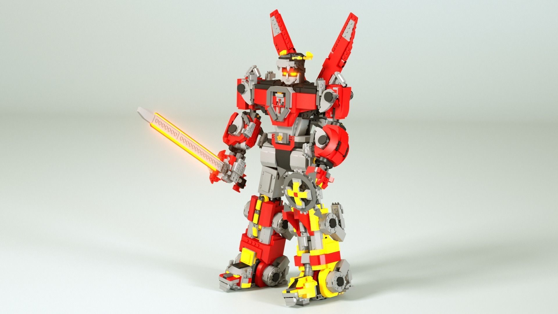LEGO robot 3D model_2