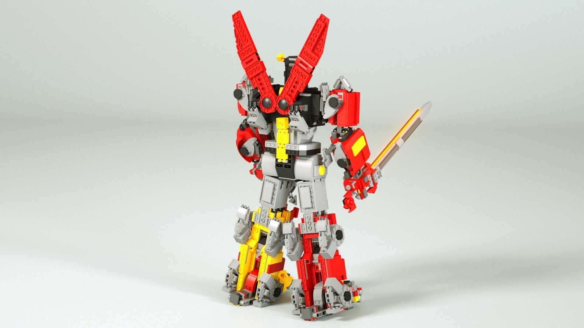 LEGO robot 3D model_5