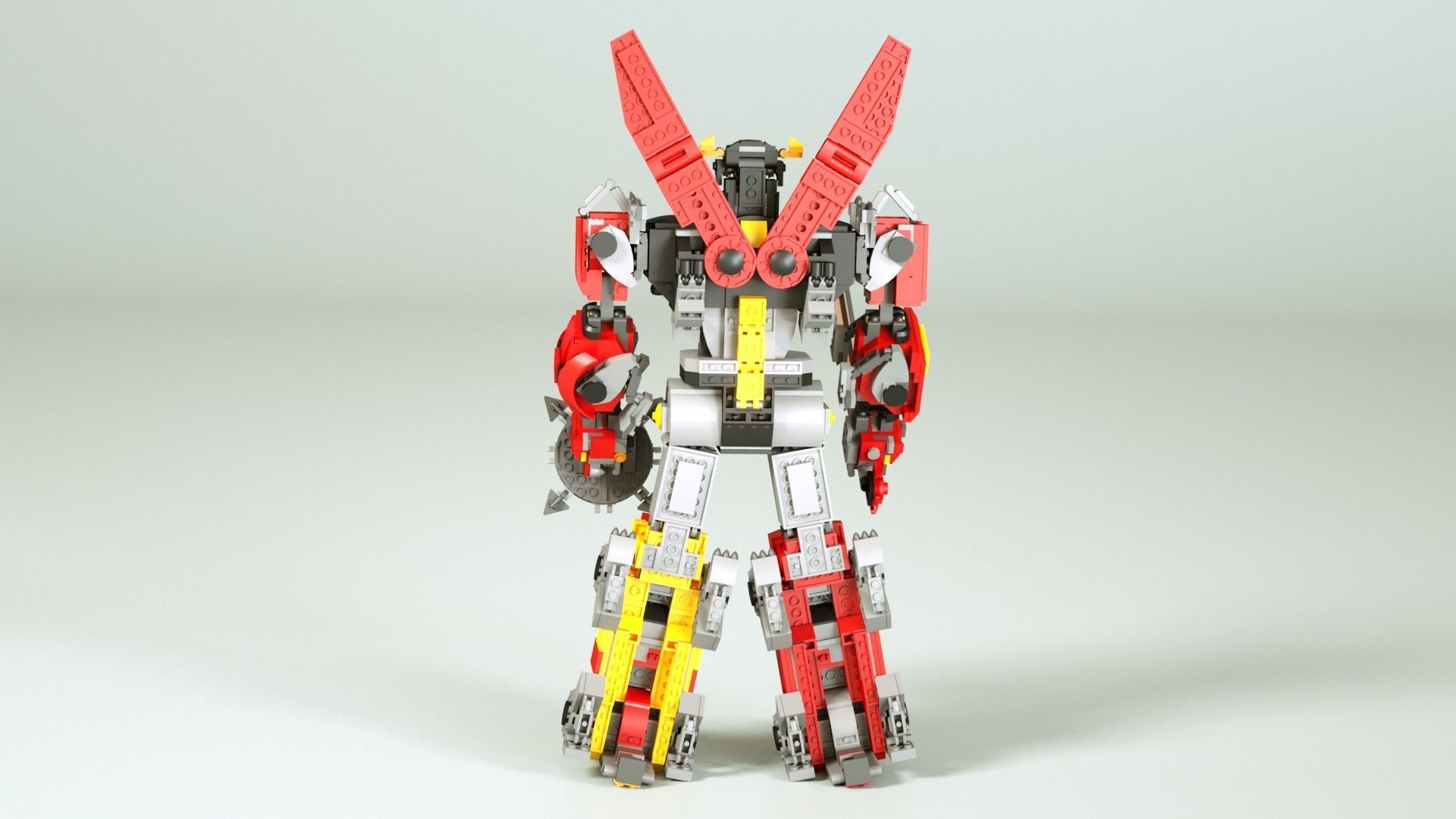 LEGO robot 3D model_4