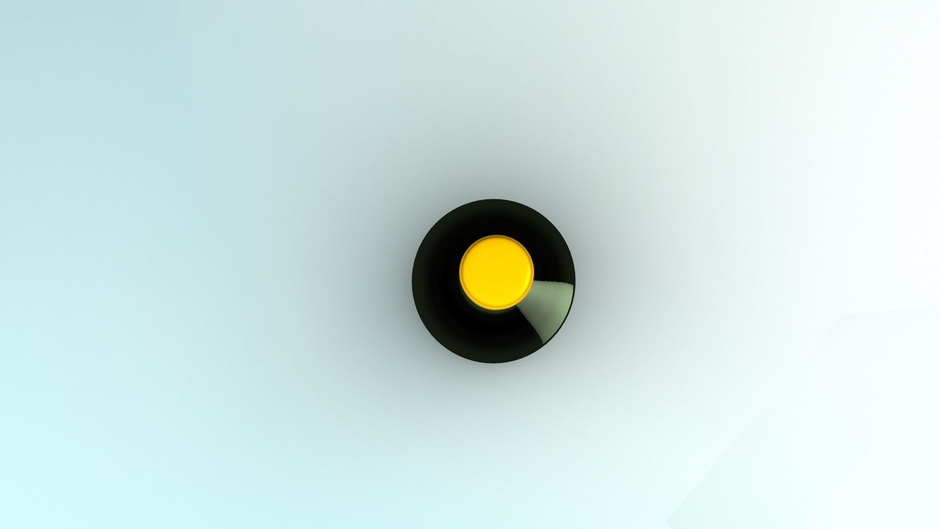 White Wine bottle 3D model_4