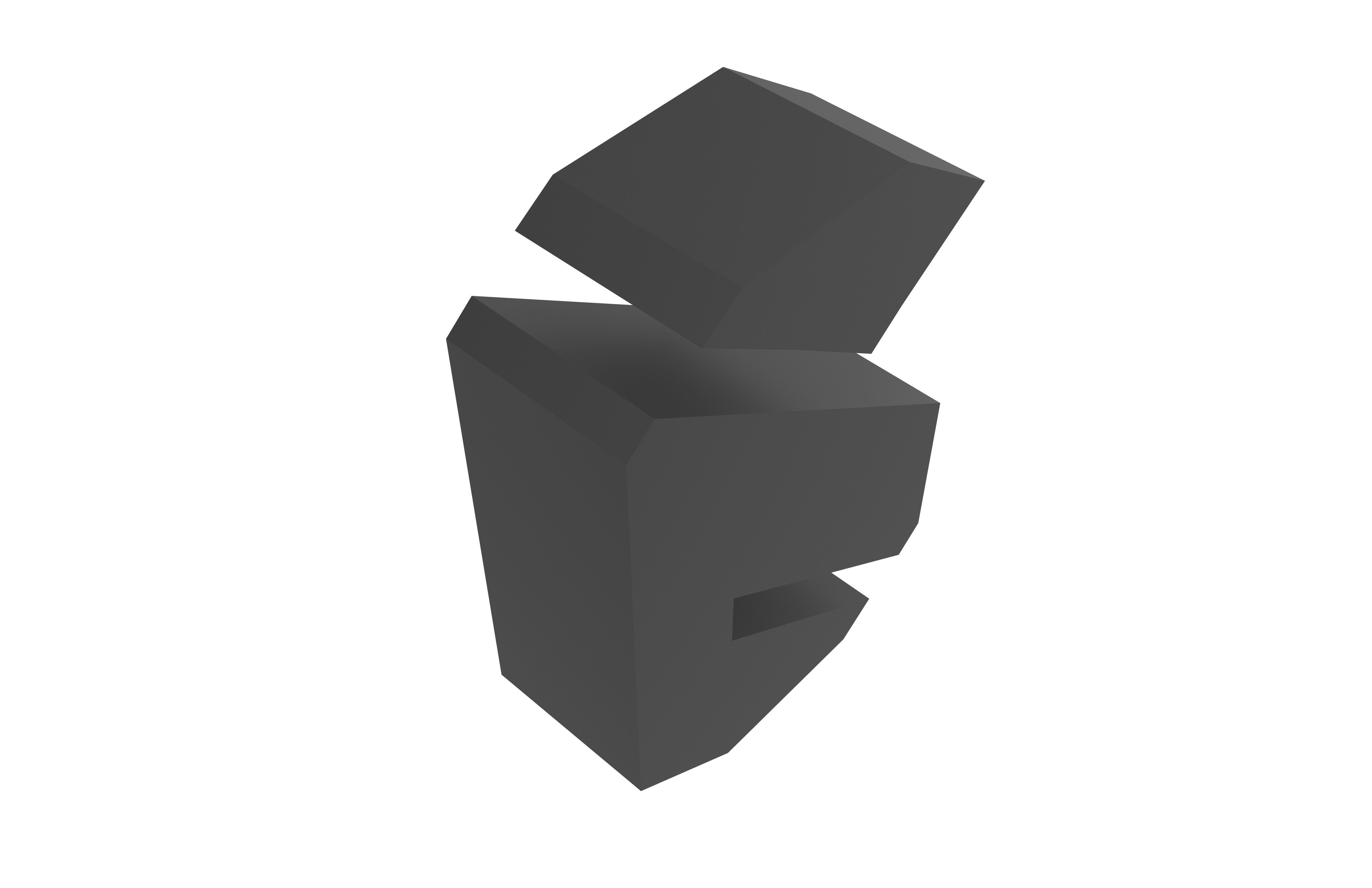 Sci-Fi Number 6 v1 001 Low-poly 3D model_1