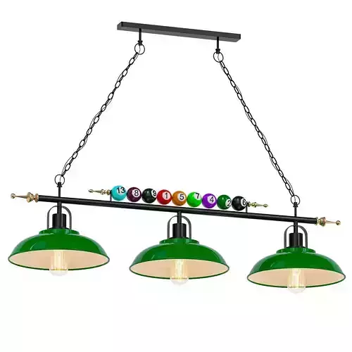 Billiards Light 3D model