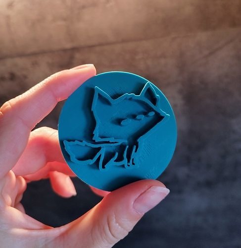 Wolf Cookie Stamp and Cutter