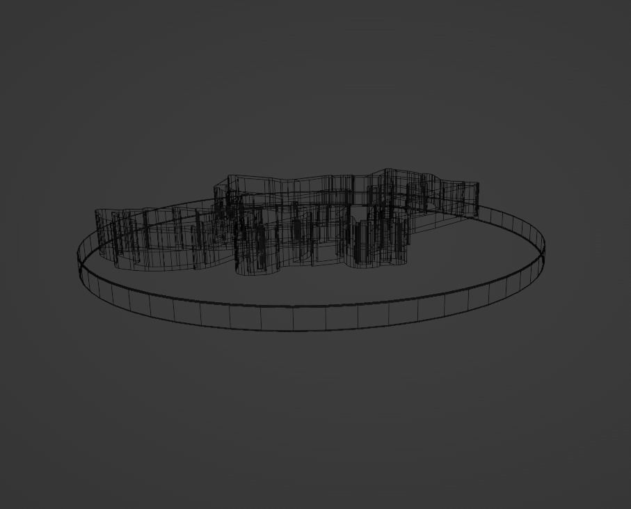 Wolf Cookie Stamp and Cutter 3D print model_13