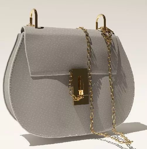 leather bag Free 3D model_0