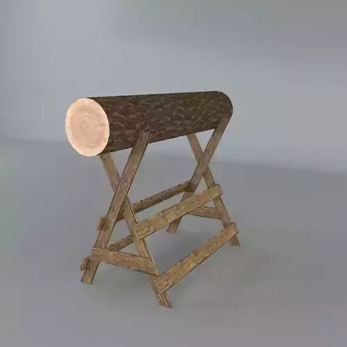Log Holder 3D model